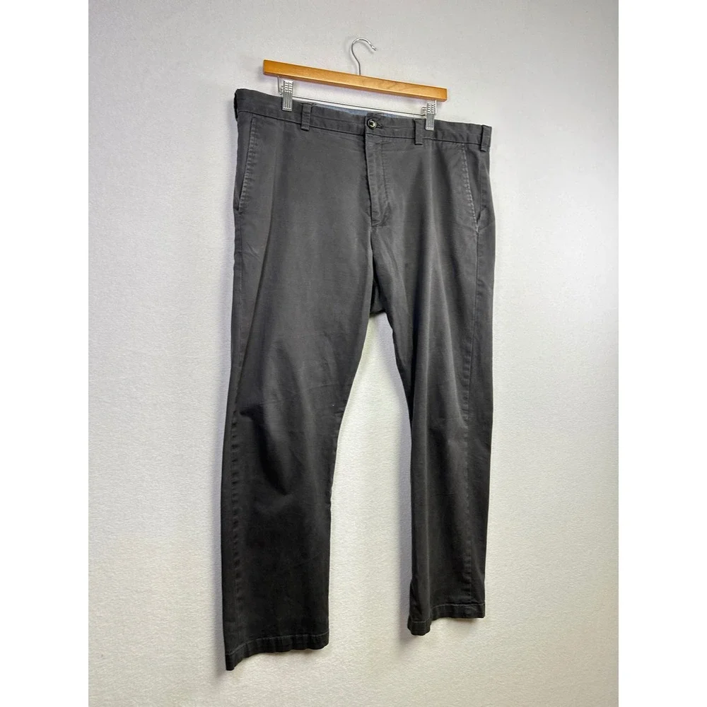 Banana Republic Fulton Skinny Chino Pants‎ Men Charcoal Gray Size 38x30